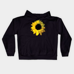 Sunflowers - Yellow Sunflower Closeup Kids Hoodie